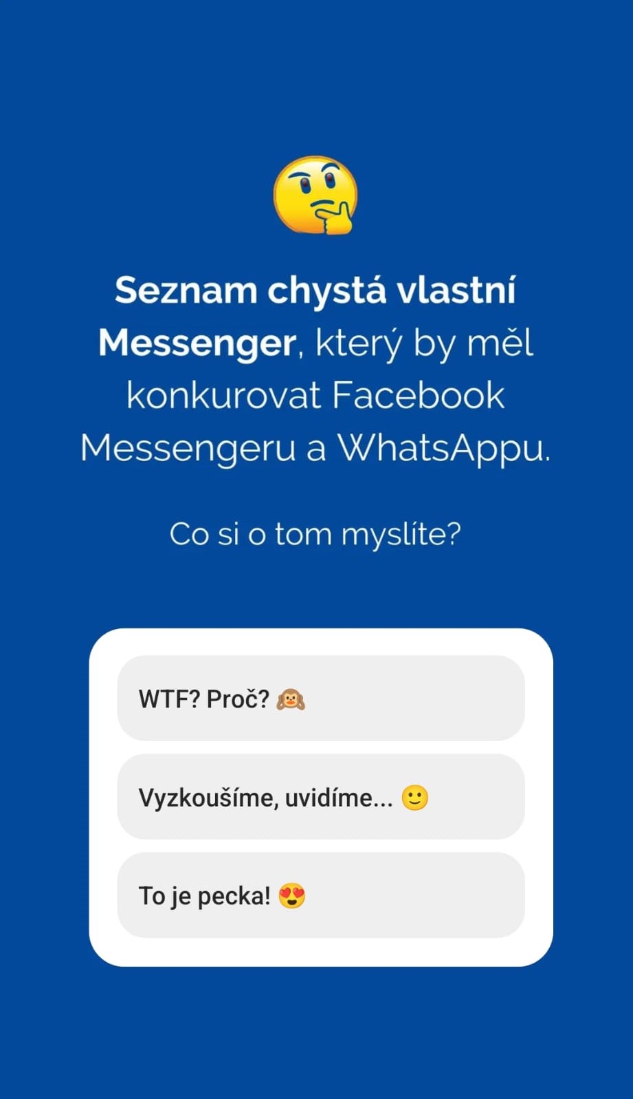 Ukázka, jak udělat interaktivní IG Stories.