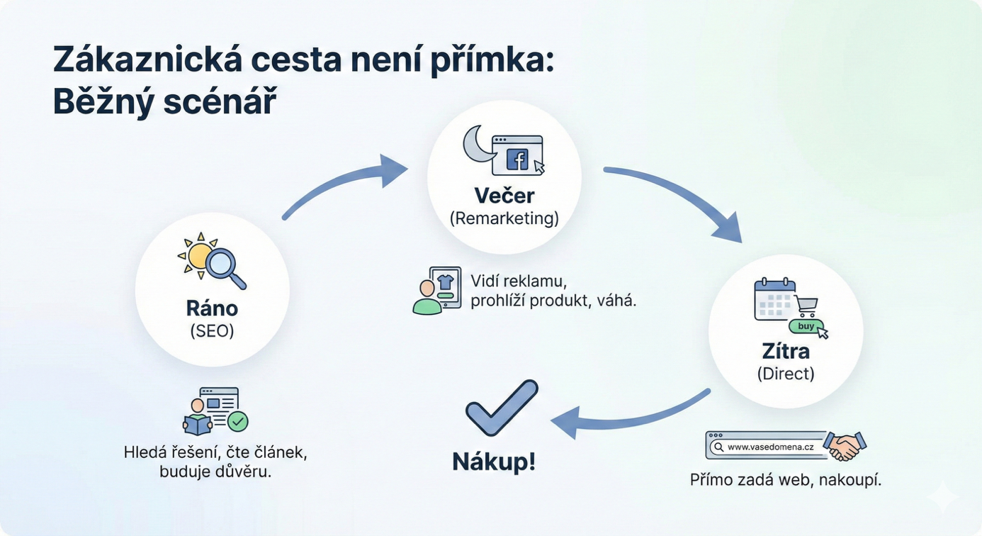Infografika zákaznické cesty