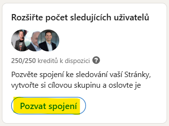 Instrukce, jak pozvat lidi ke spojení na LinkedIn.
