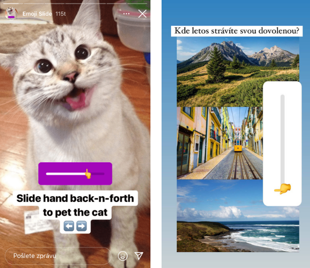 Interaktivní Stories na Instagramu