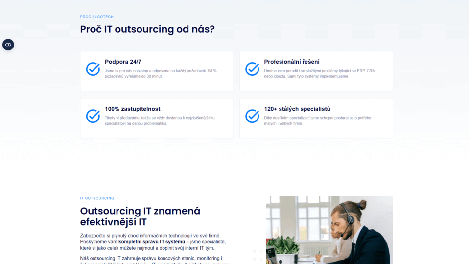 IT outsourcing pro Algotech